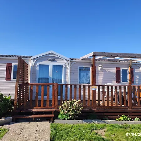 Mobil Home 2 Chambres Vue Direct Sur Mer Le Portel Exterior foto